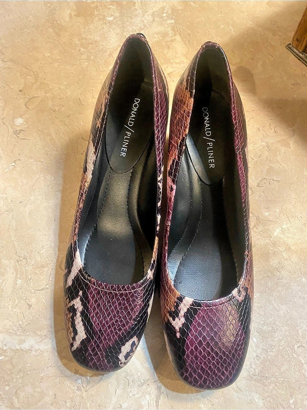 Donald J Pliner Animal Print Heels US 8